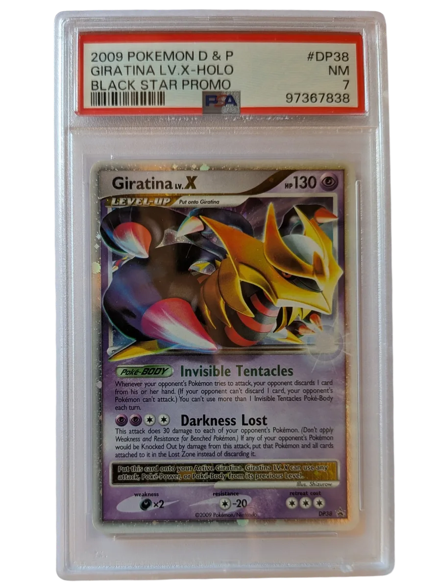 GIRATINA L.V.X HOLO DP38 PSA 7 BLACK STAR PROMO 2009 POKEMON D & P