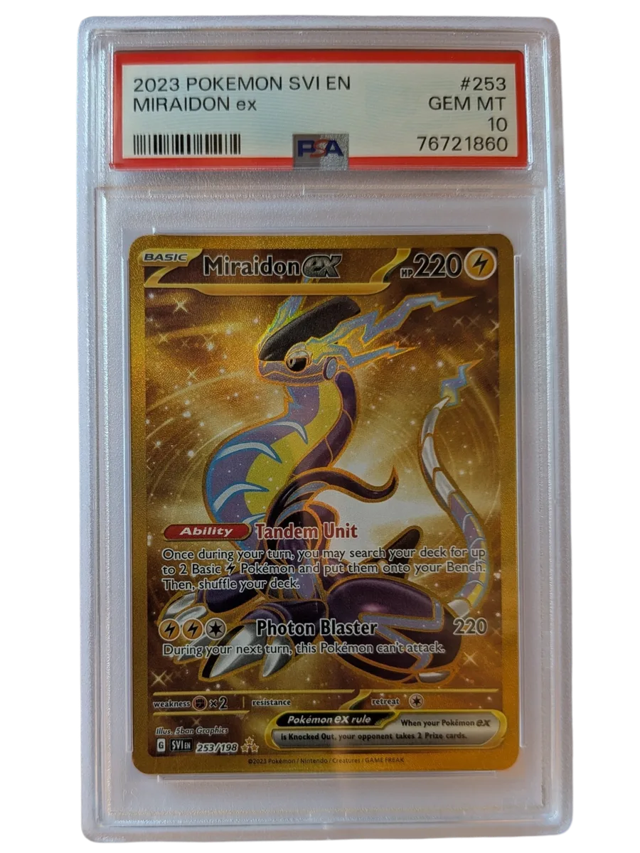 MIRAIDON ex 253 PSA 10 2023 POKEMON SVI EN
