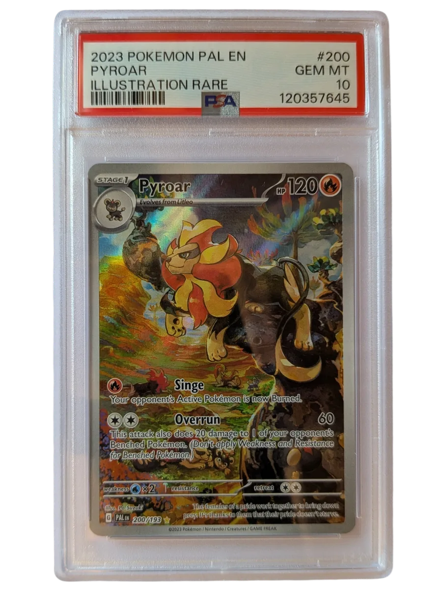 PYROAR 200 PSA 10 ILLUSTRATION RARE 2023 POKEMON PAL EN