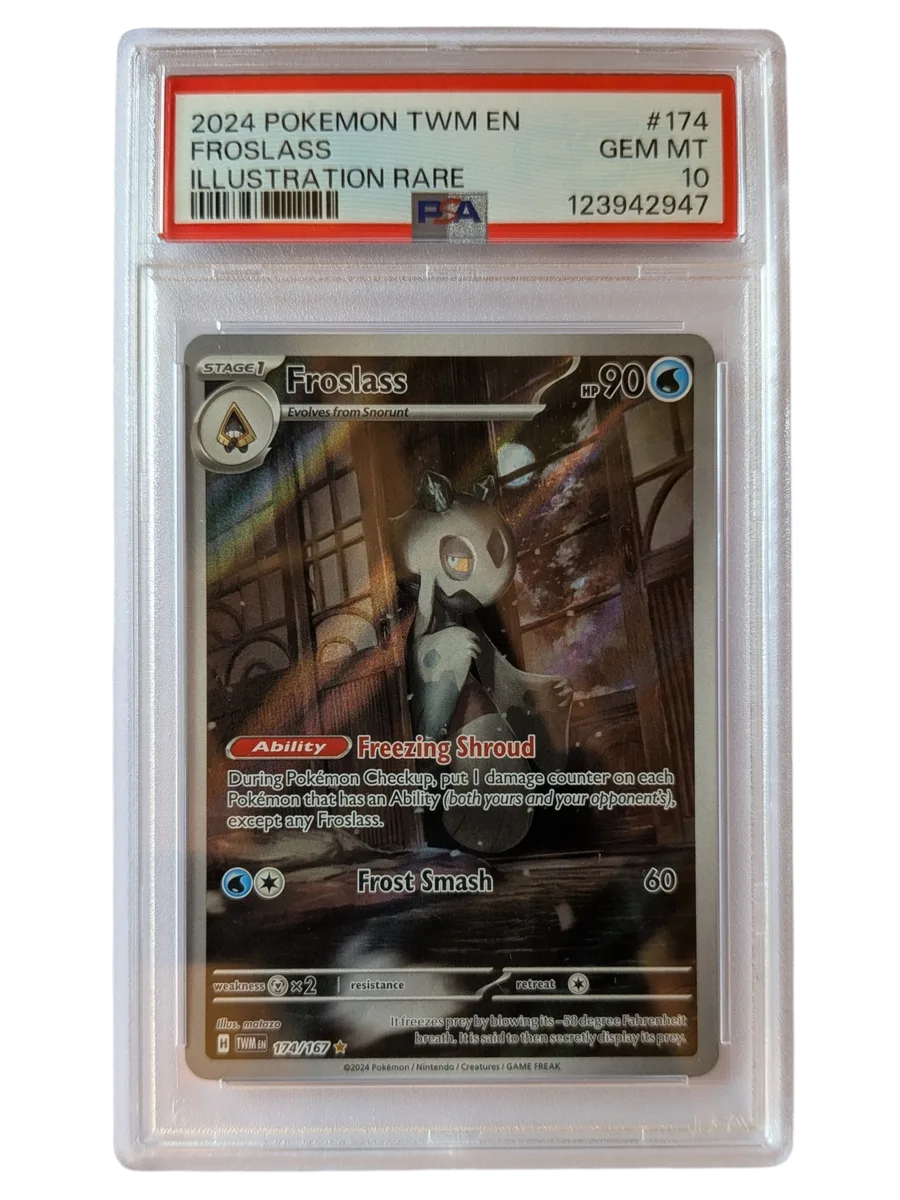 FROSLASS 174 PSA 10 ILLUSTRATION RARE 2024 POKEMON TWM EN